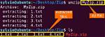 Linux Unzip File from Script Without Outputting the Unzipped File Names