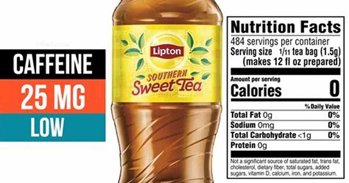 Lipton Tea Caffeine