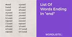 List of Words Ending with 'Lines'