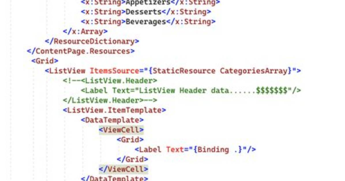 Listview Doesn't Appear