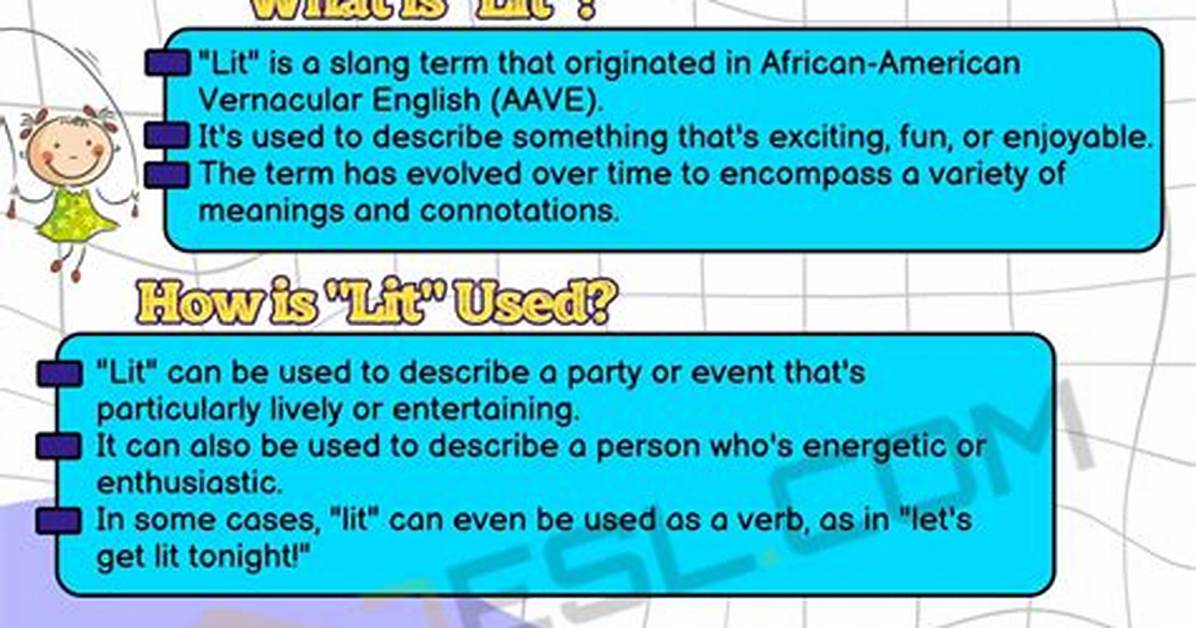 Lit Slang