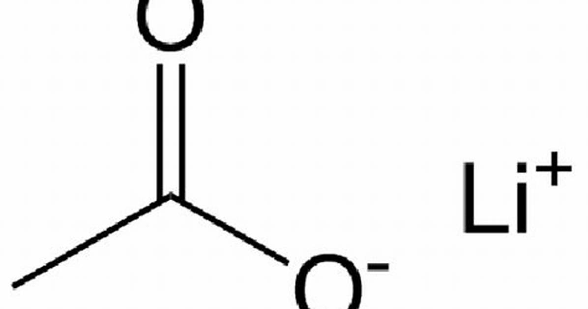 Lithium Acetate Formula