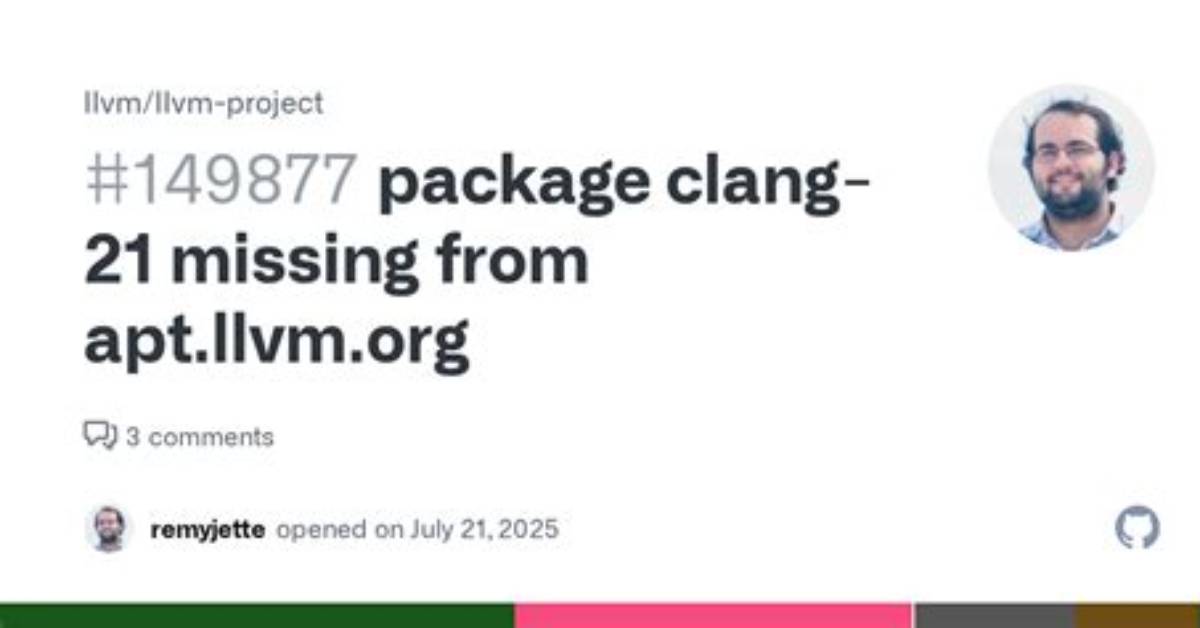 Llvm Dev Package Missing libclangBasic