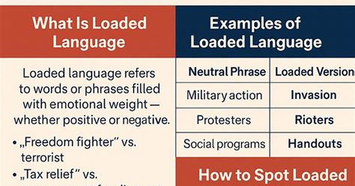 Loaded Language Definition