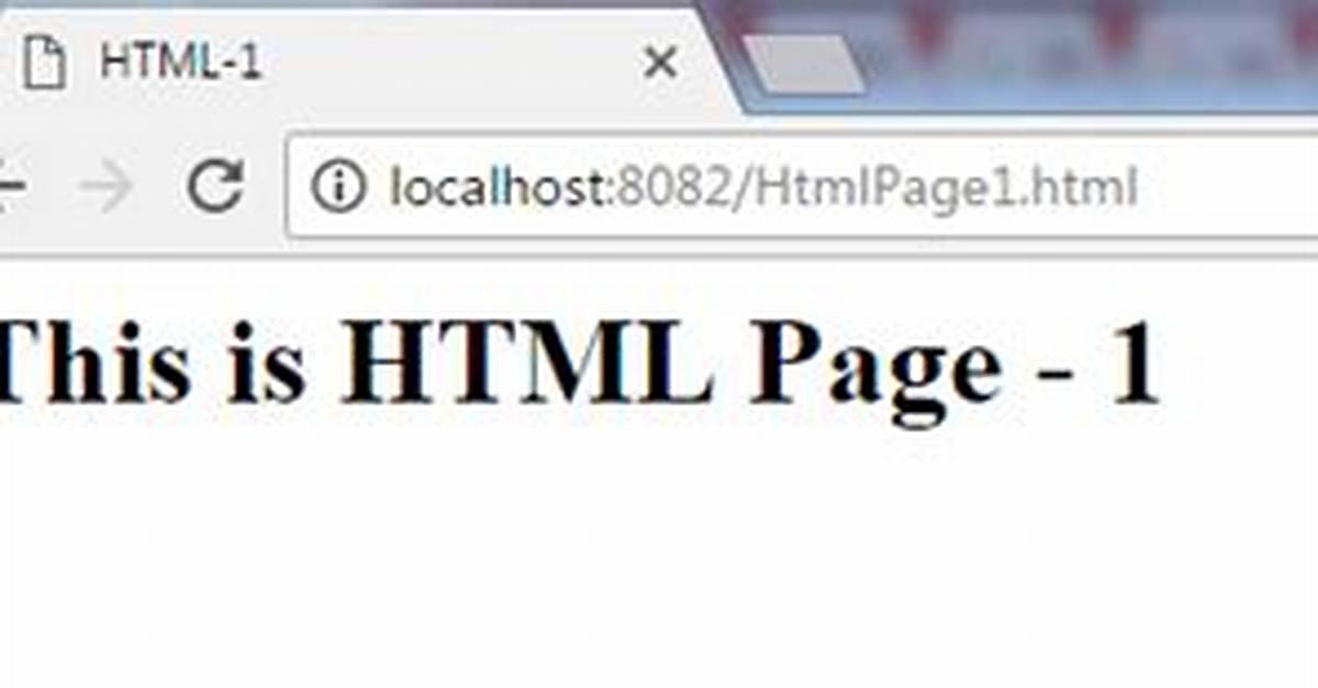 Loading Basic Html in Node. Js
