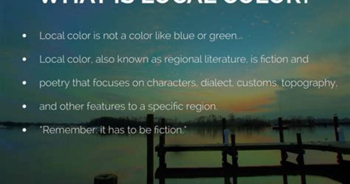 Local Color Examples