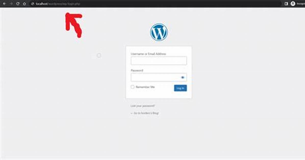 Localhost/Wp-Admin/