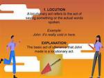 Locutionary