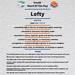 Lofty Meaning