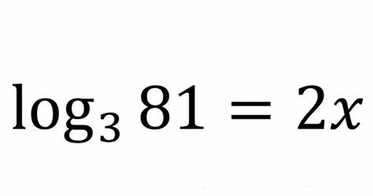 Log3 81