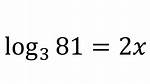 Log3 81
