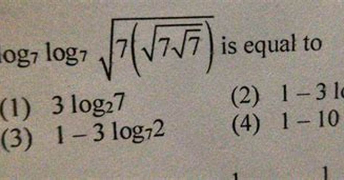 Log7(85)