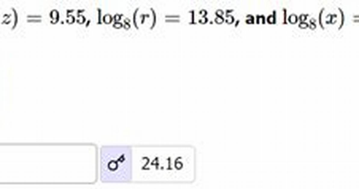 Log8(85)