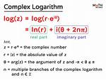 Logarithm Rules for Complex Numbers