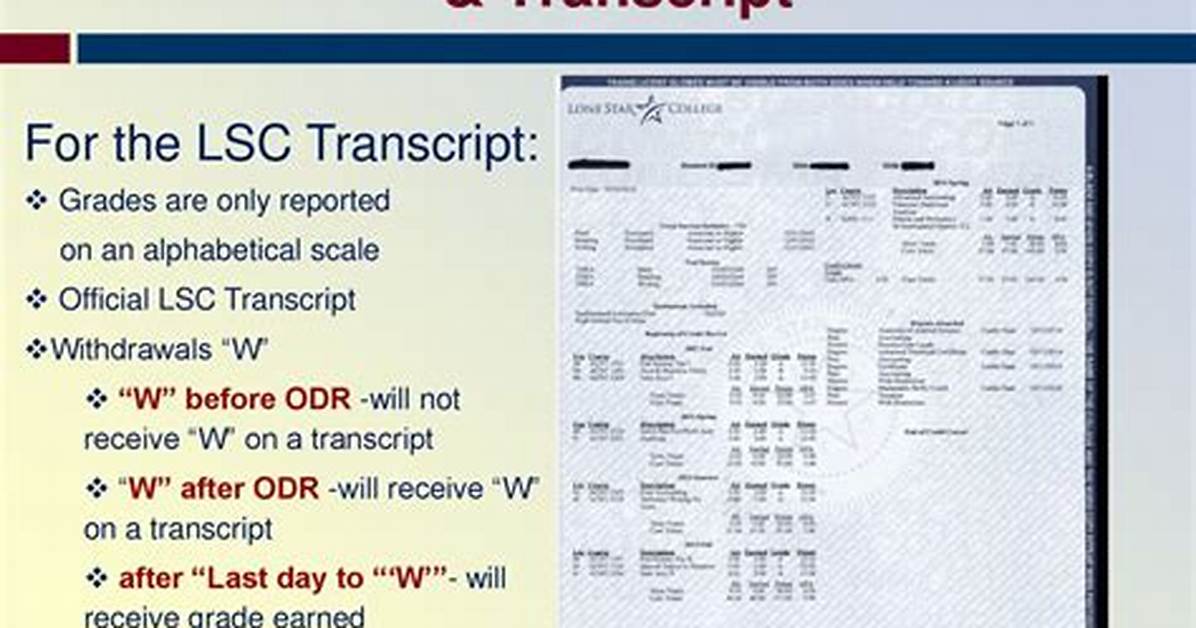 Lonestar Transcript