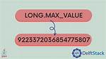 Long Max Value