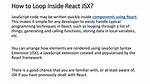 Loop Inside React Jsx