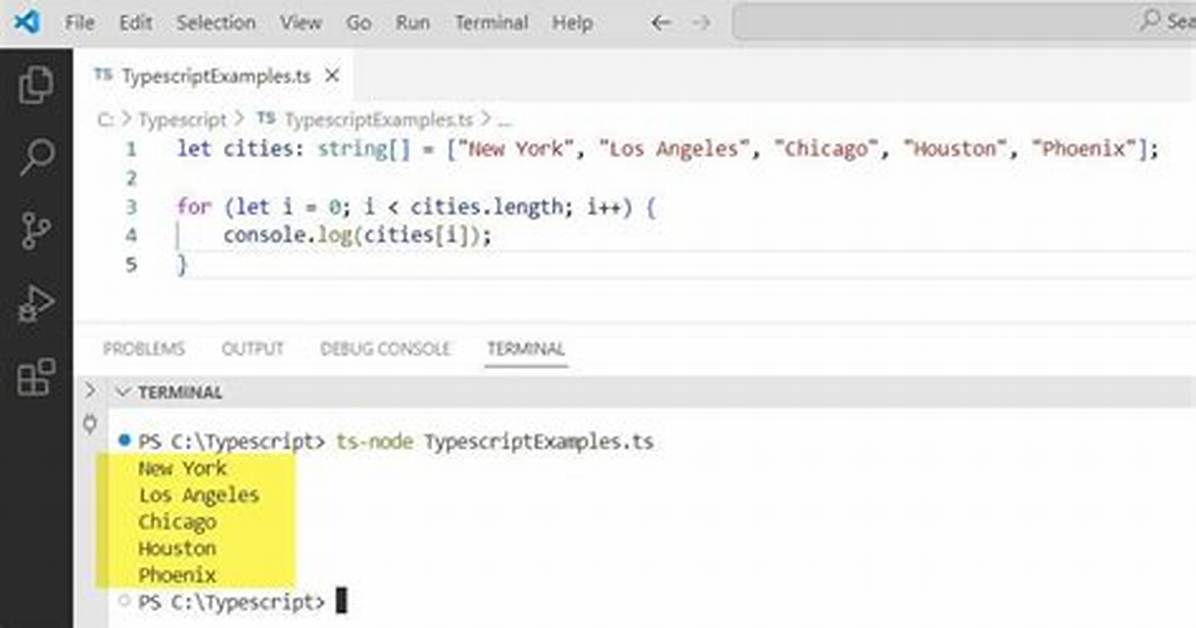 Loop Through Observable in Typescript