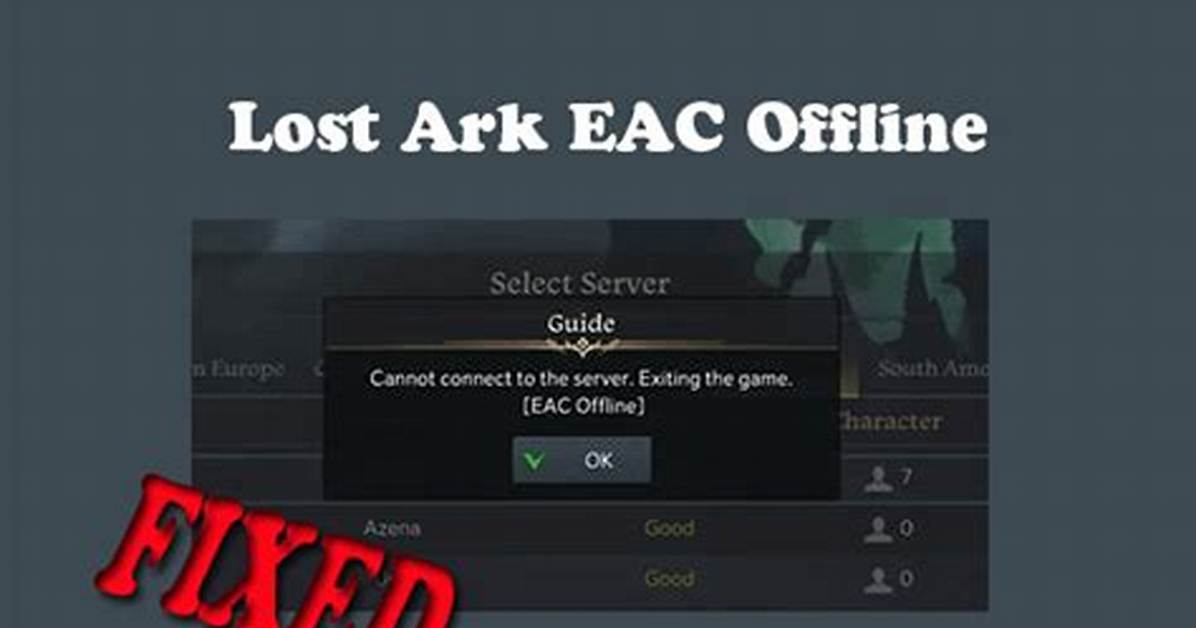 Lost Ark – Troubleshooting Eac Issues