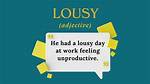 Lousy