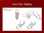 Low Dye Taping