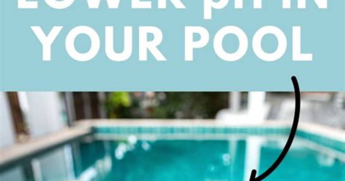 Lower Ph in Pool