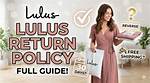 Lulus. Com Returns