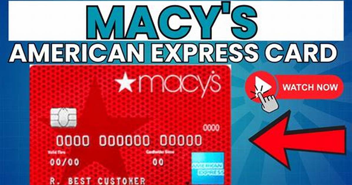 Macys Amex Login