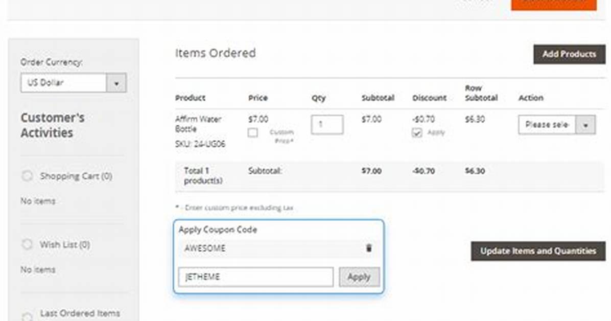 Magento Function to Remove Coupon Code from a Users Cart?