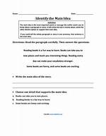 Main Idea