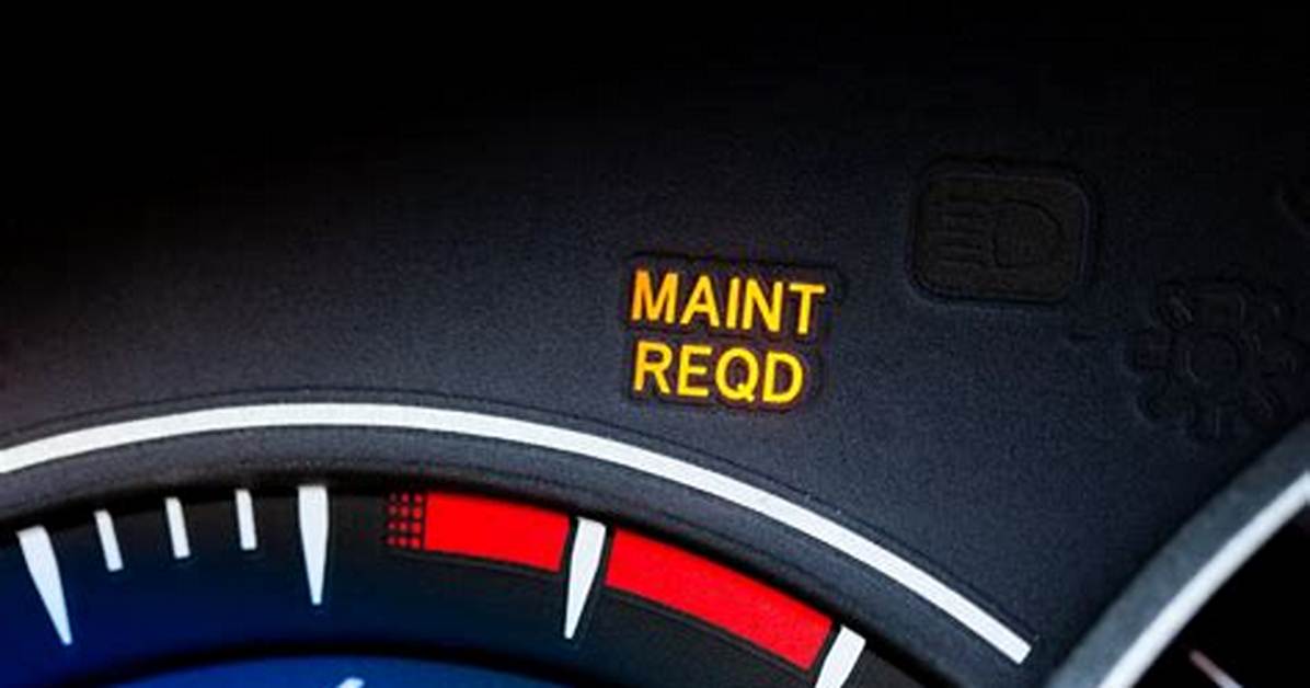 Maint Reqd Toyota