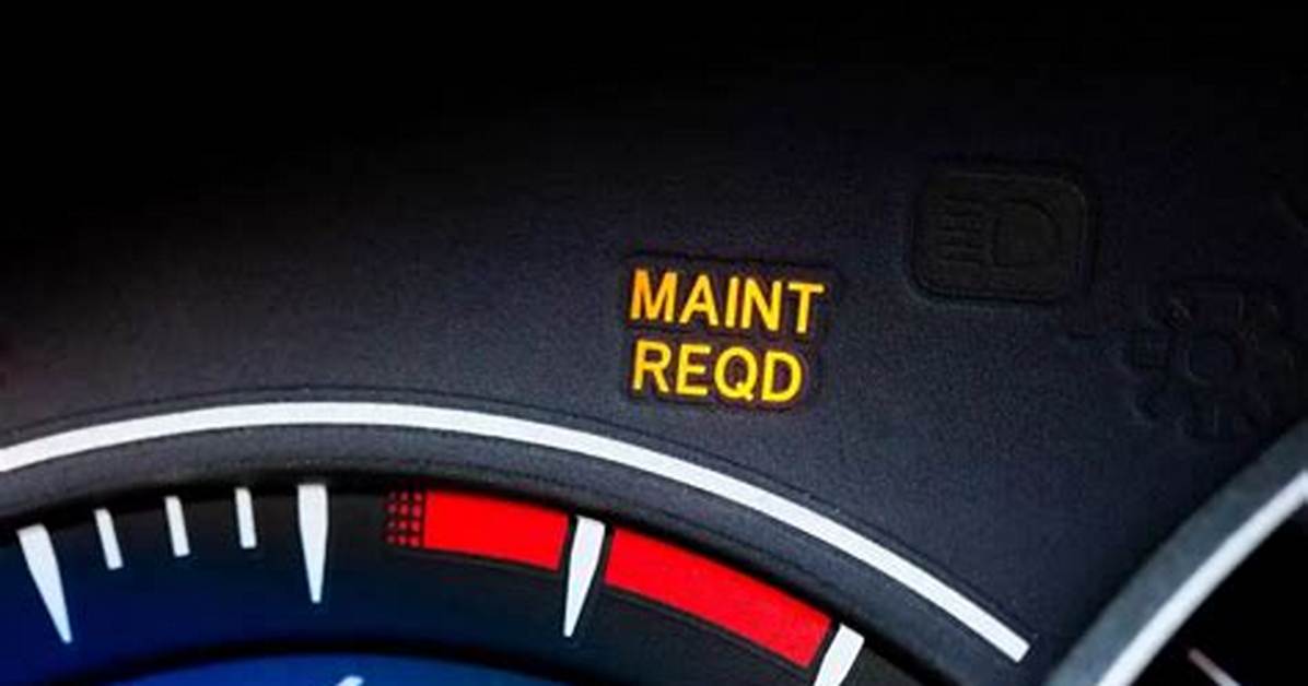 Maintenance Required Light
