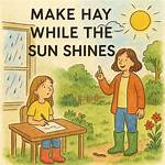 Make ___ While the Sun Shines