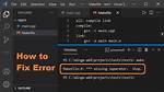 Makefile:4: *** Missing Separator. Stop