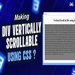 Making a Div Vertically Scrollable Using Css