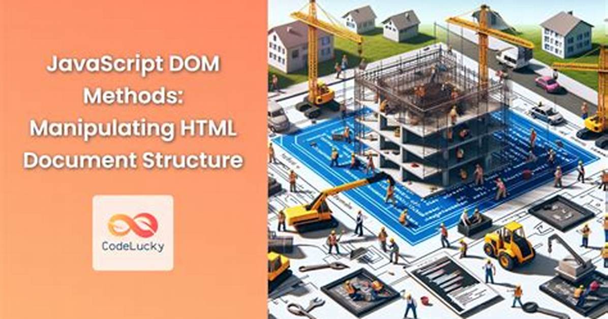 Manipulating Html in Javascript