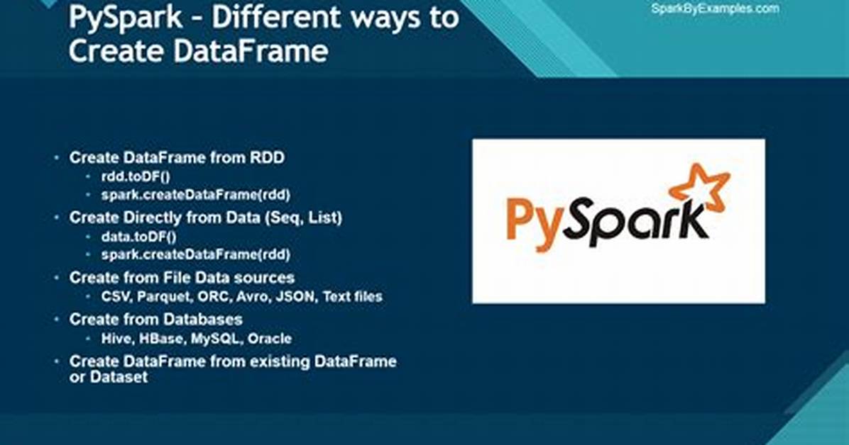 Manually Create a Pyspark Dataframe
