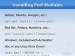 Manually Installing the Perl Module - Documentation for Bmc Server Automation 8.2