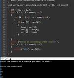 Manually Sorting an Array in Ascending Order
