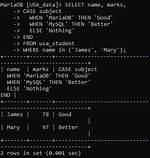 Mariadb Case Statement