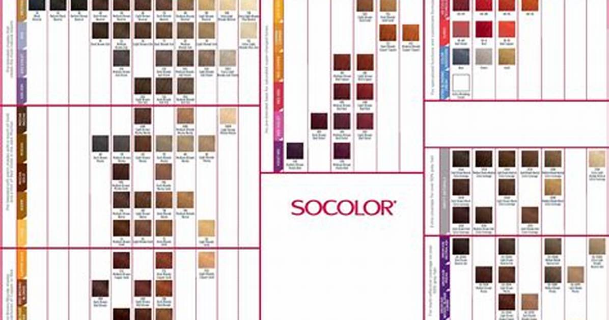 Matrix Color Chart