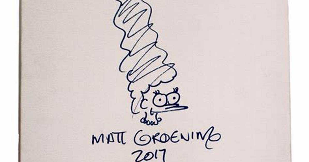 Matt Groening Hands out Signed Drawings at Lax, Gets Shocked by Real-Life Homer Matt Groening I'm Ready for My Fans. .. Not Quite Ready for Real-Life Homer Exclusive 8/18/2018 11:38 Am Pt
