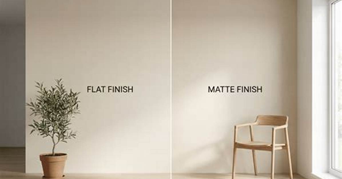Matte vs Flat Paint