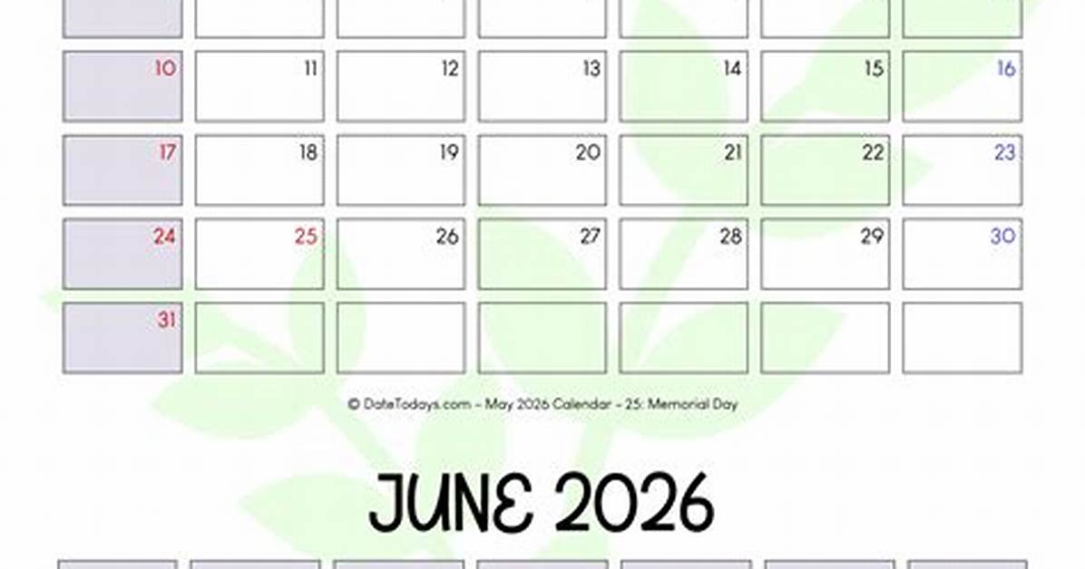 May or June for Example