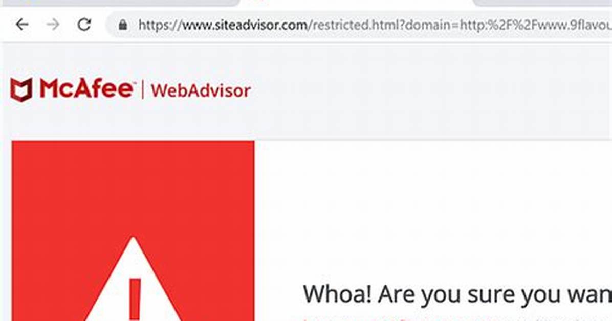Mcafee Webadvisor