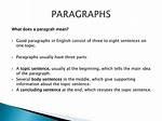 Mean Paragraphs