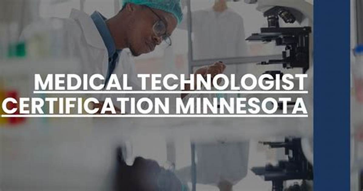 Med Tech Certification