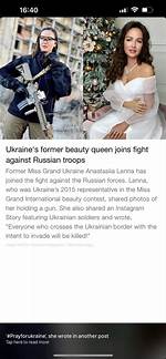 Meet Anastasia Lenna Miss Grand Ukraine, What We Know About the Model Fighting for the Army