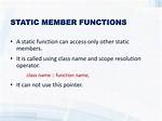Member Function with Static Linkage