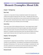Memoir Examples